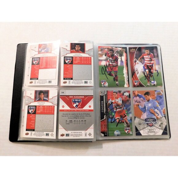 FC Dallas Soccer Team Card Binder 30 Cards 9 Signed Upper Deck - Picture 7 of 11